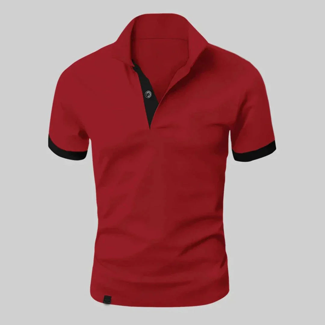 Men's polo – Slim fit – Short sleeves – Natural fibres – Casual style