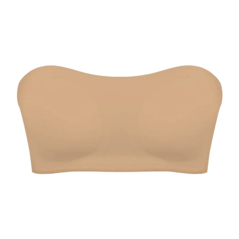 Women's strapless bra – Push-up – Seamless – Anti-slip support