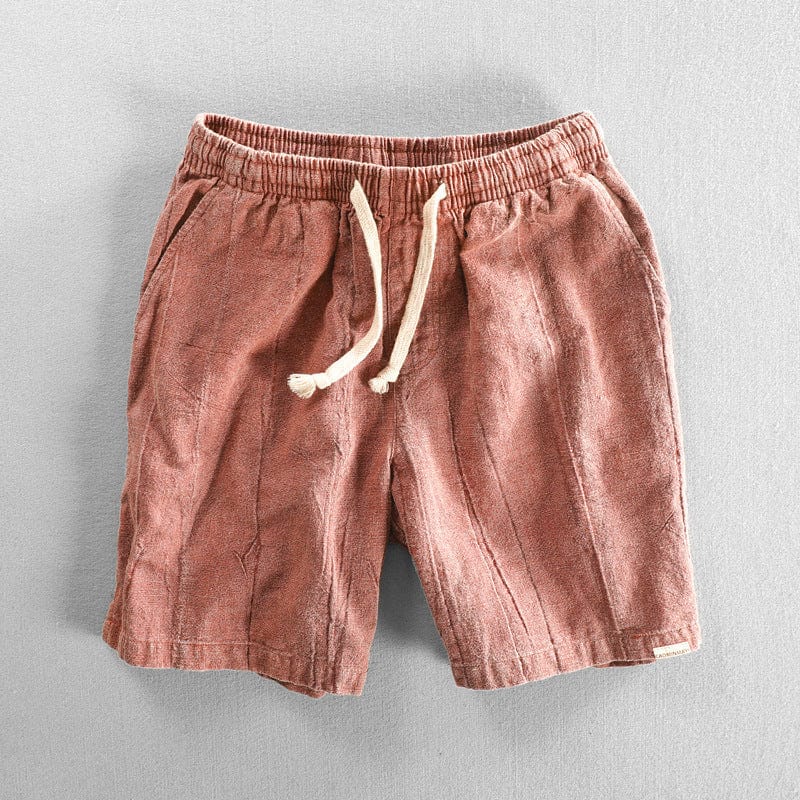 Men's shorts – Relaxed fit – Breathable fabric – Elastic waistband with drawstring