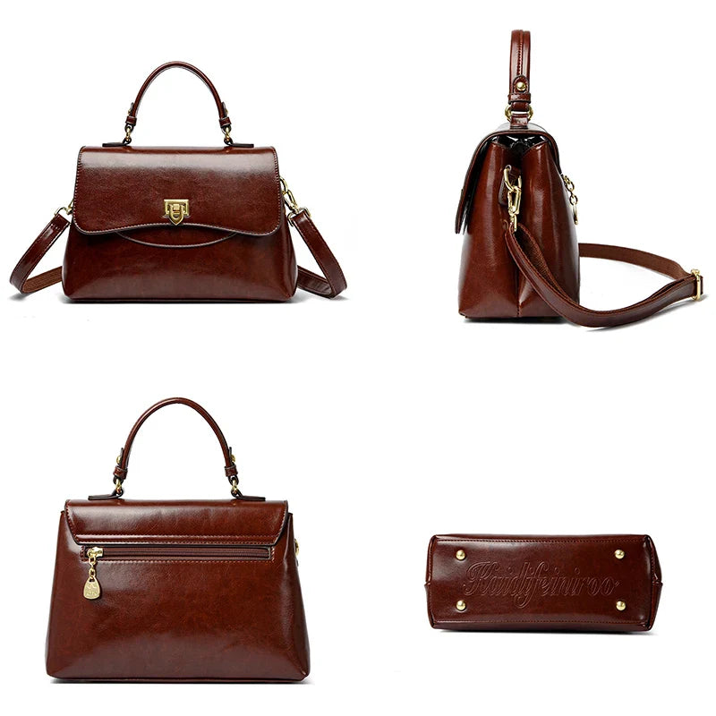 Sienna Structured Shoulder Bag | Top Handle Shoulder Bag