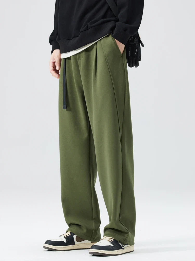 Alfie Relaxed Fit Sweatpants | Belted Pockets Sweatpants