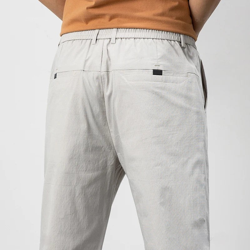 Men's pants – Relaxed fit – Breathable fabric – Ankle length – Casual style