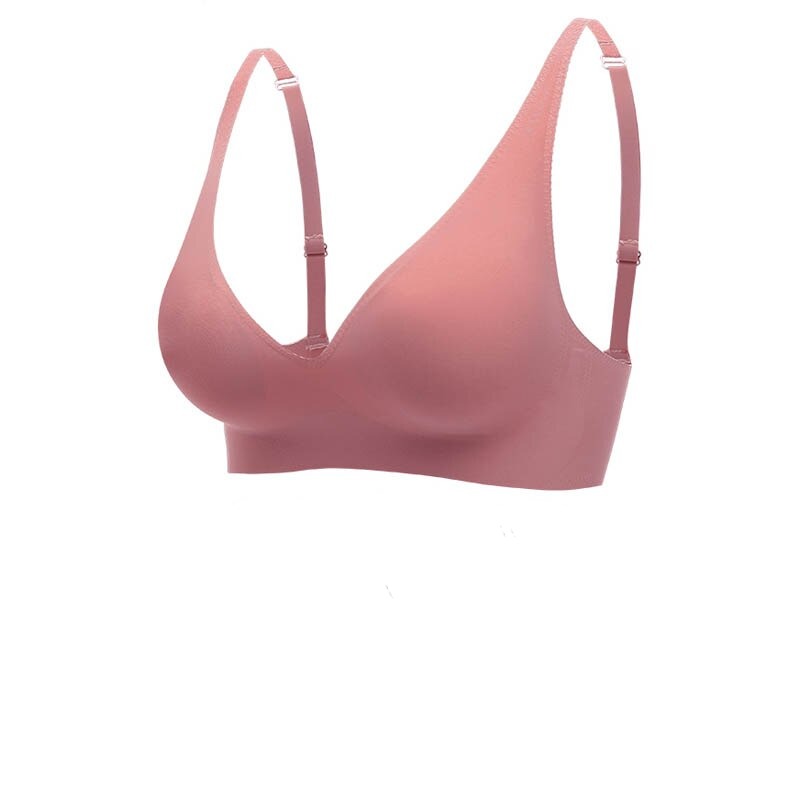 Women's bra – Seamless – V-neck – Wide straps – Breathable comfort