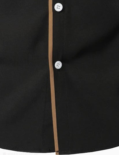 Men's shirt – Slim fit – Breathable fabric – Elegant contrasting details