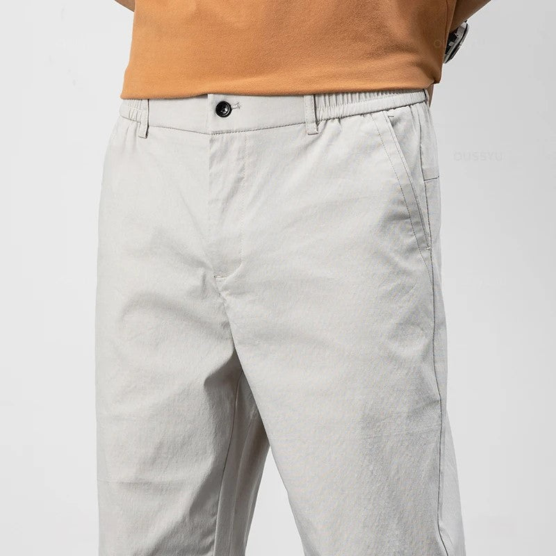 Men's pants – Relaxed fit – Breathable fabric – Ankle length – Casual style
