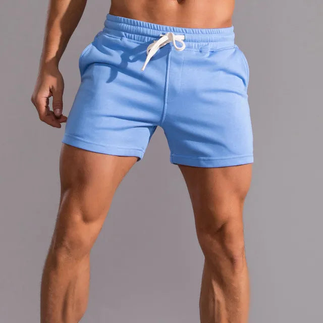 Men's shorts – Relaxed fit – Natural breathable fibers – Adjustable waist