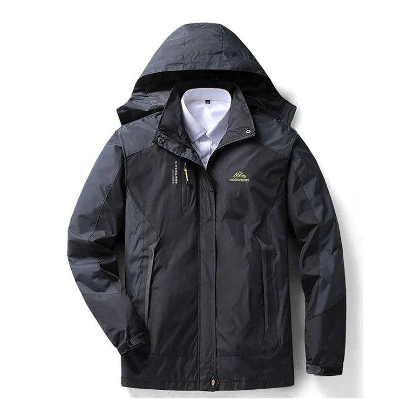 Veste imperméable femme – Coupe décontractée – Capuche ajustable – Poches zippées