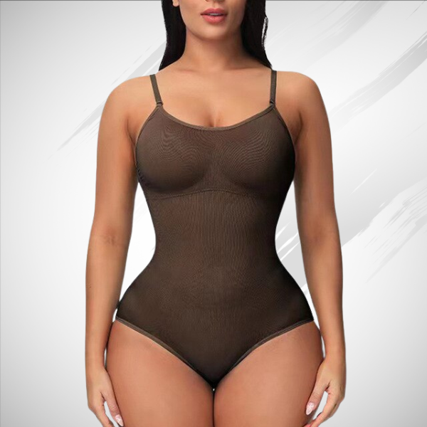 Women's bodysuit – Slim fit – Seamless stretch fabric – Adjustable straps