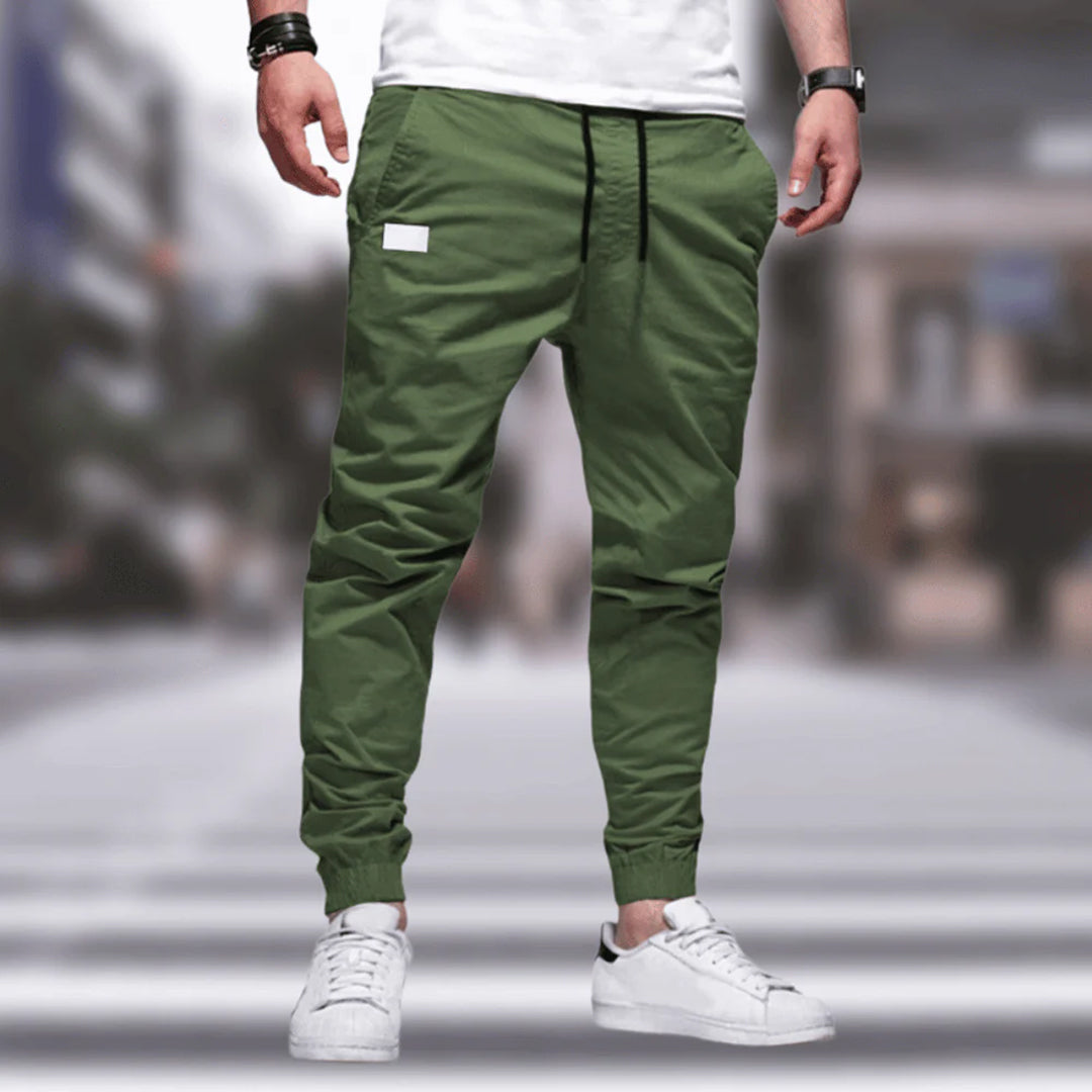 Reuben Tapered Jogger Pants | Side Pockets Jogger Pants