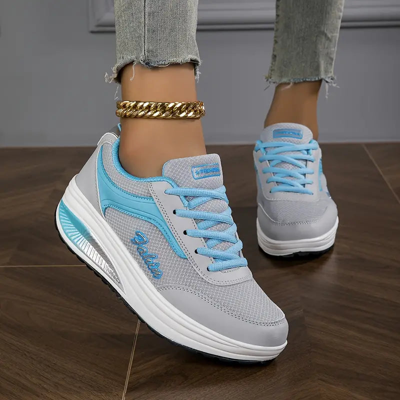 Chaussures de sport femme – Basse – Respirantes – Semelle amortissante – Maintien confort