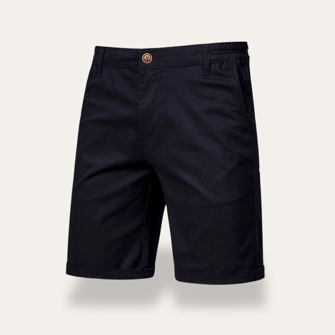 Men's shorts – Classic fit – Breathable natural fibers – Mid-thigh length