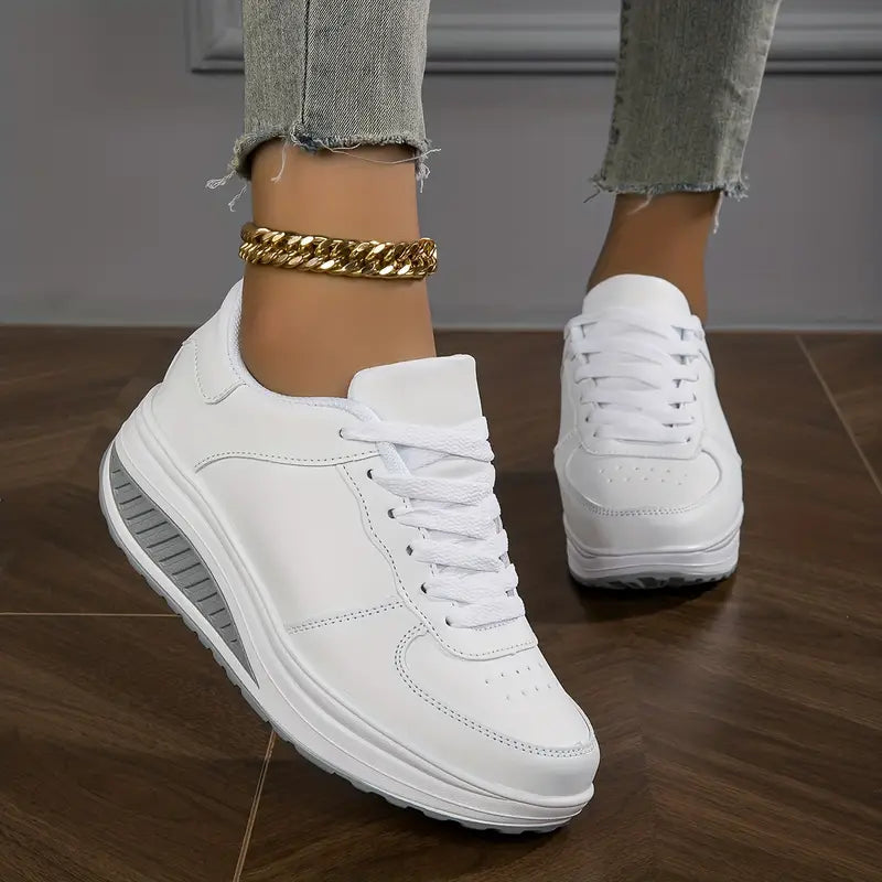Chaussures de sport femme – Basse – Respirantes – Semelle amortissante – Maintien confort
