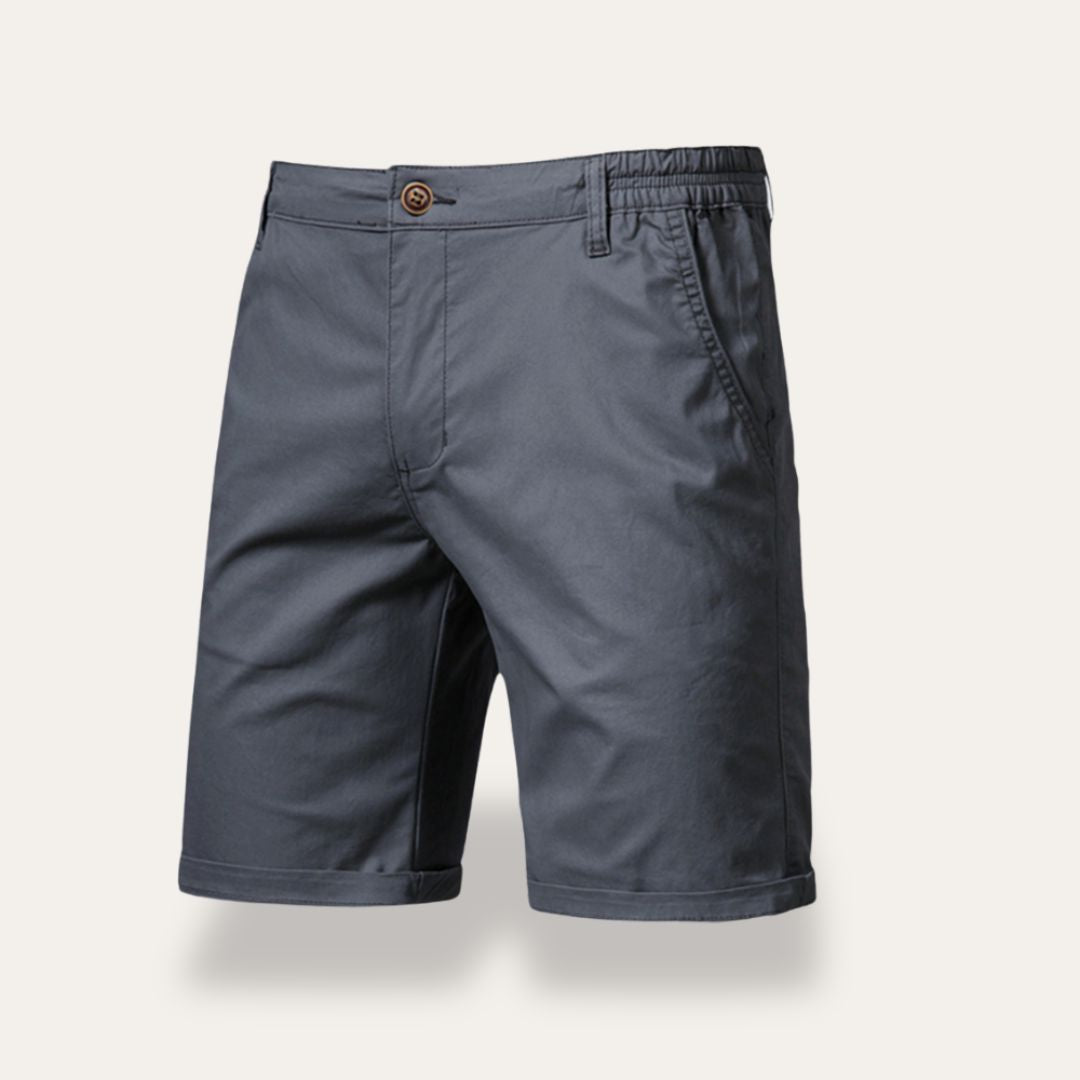 Men's shorts – Classic fit – Breathable natural fibers – Mid-thigh length