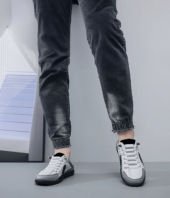 Men's slides – Slip-on design – Breathable fabric – Casual sporty style