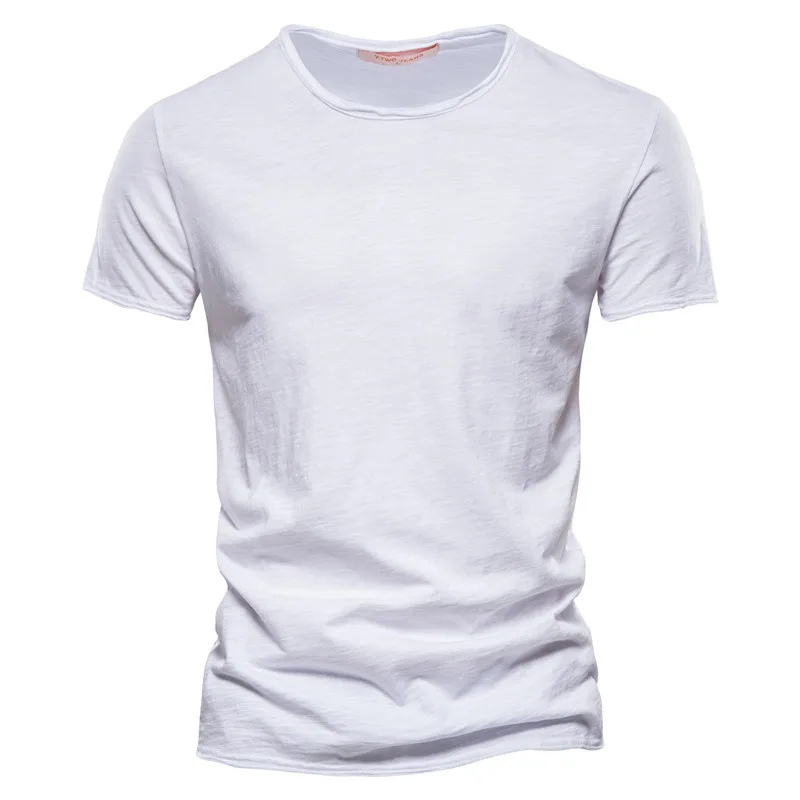 Men's T-shirt – Slim fit – Crew neck – Short sleeves – Breathable knit – Clean style