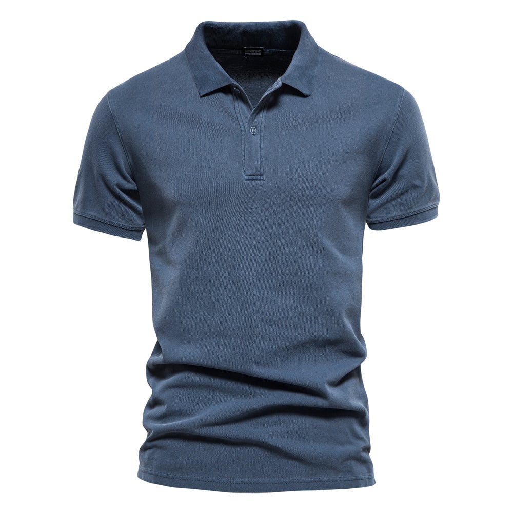 Men's polo – Regular fit – Short sleeves – Soft breathable knit