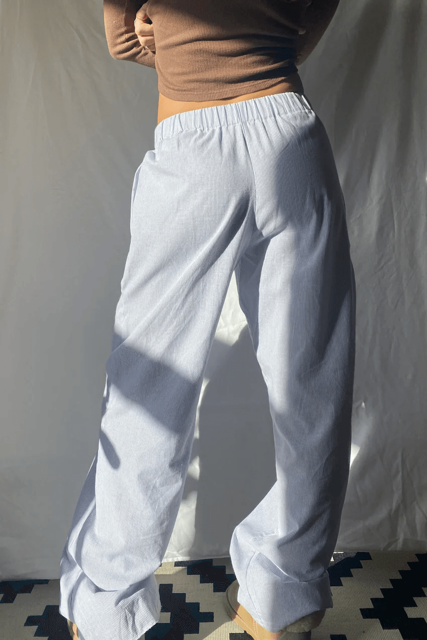 Pantalon de détente femme – Coupe décontractée – Taille élastique – Tissu léger respirant
