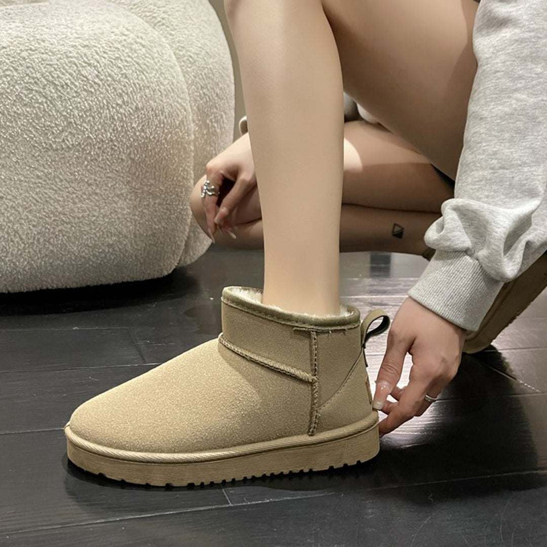 Bianca Ankle Winter Boots | Fleece Lined Winter Boots
