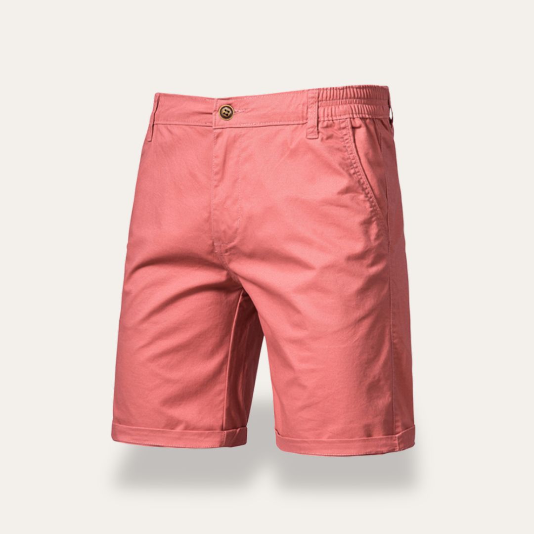 Men's shorts – Classic fit – Breathable natural fibers – Mid-thigh length