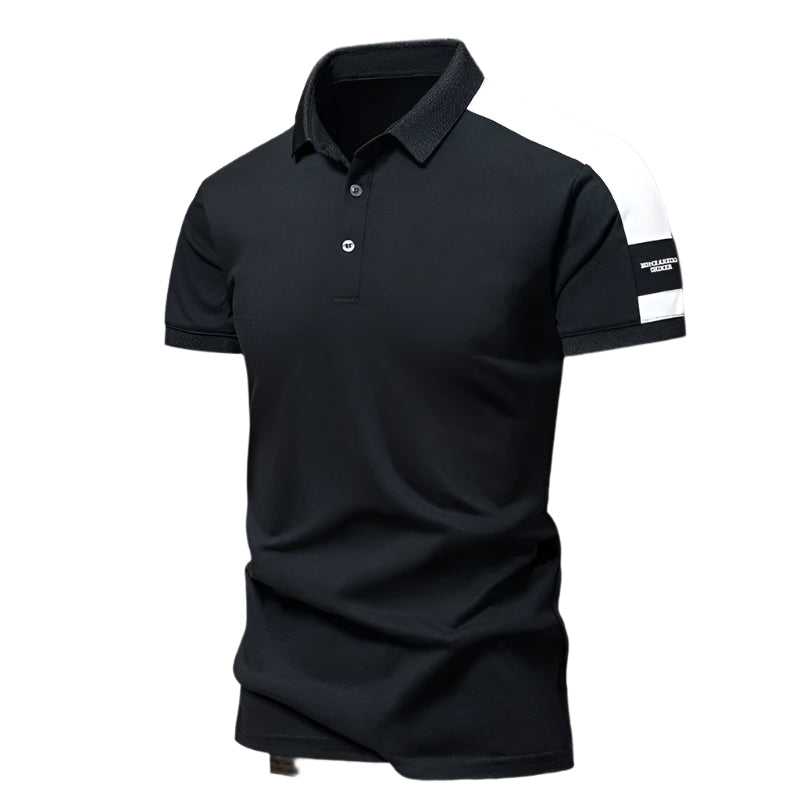 Men's polo – Slim fit – Short sleeves – Breathable fabric – Casual chic style