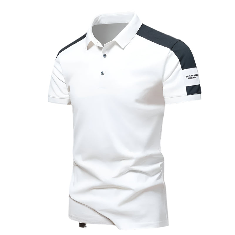 Men's polo – Slim fit – Short sleeves – Breathable fabric – Casual chic style