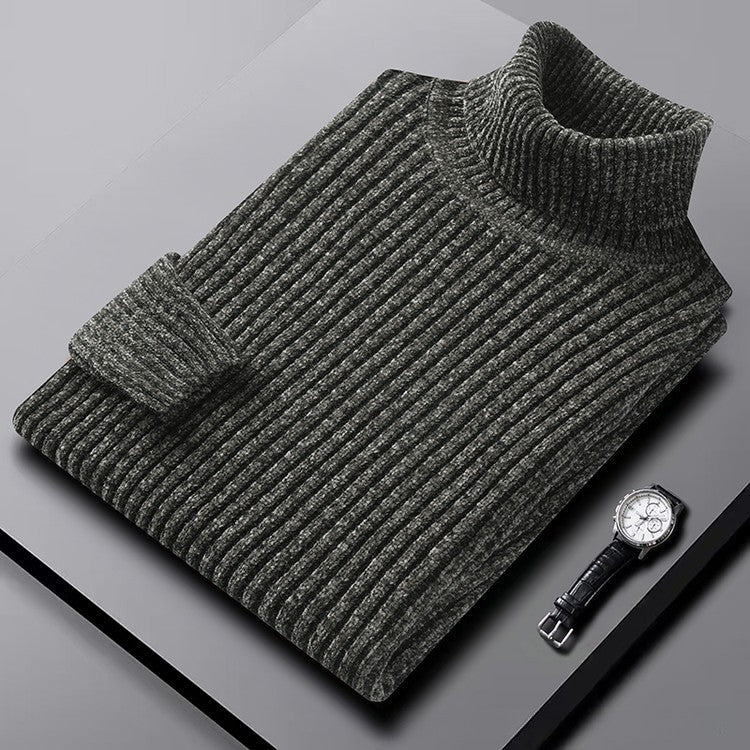 Matteo Turtleneck | Thick Ribbed Knit Winter Sweater