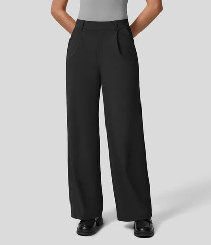 PANTALON NOVI DROIT STRETCH TAILLE HAUTE