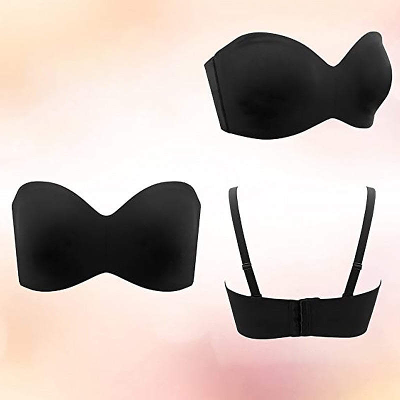 Women's bandeau bra – Seamless – Comfortable support – Strapless