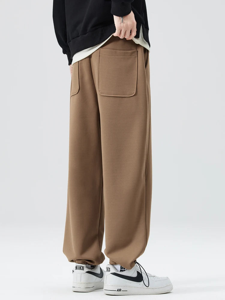 Isaac Wide-Leg Trousers | Pleated Belted Trousers