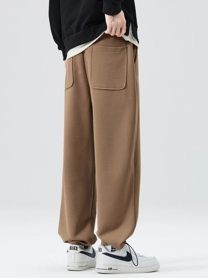 Isaac Wide-Leg Trousers | Pleated Belted Trousers