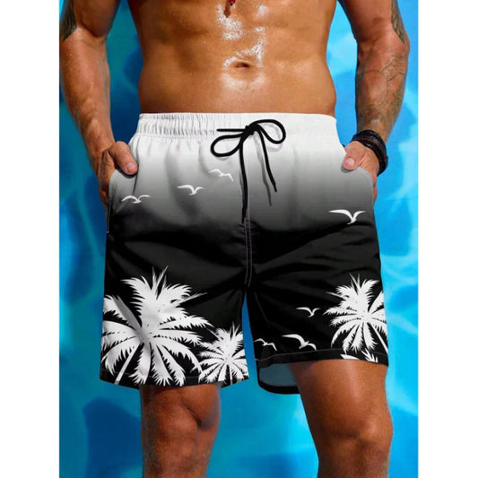 Men's swim shorts – Relaxed fit – Breathable quick-dry fabric – Mid-thigh length