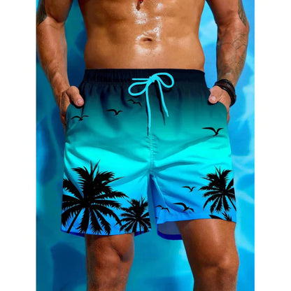 Men's swim shorts – Relaxed fit – Breathable quick-dry fabric – Mid-thigh length