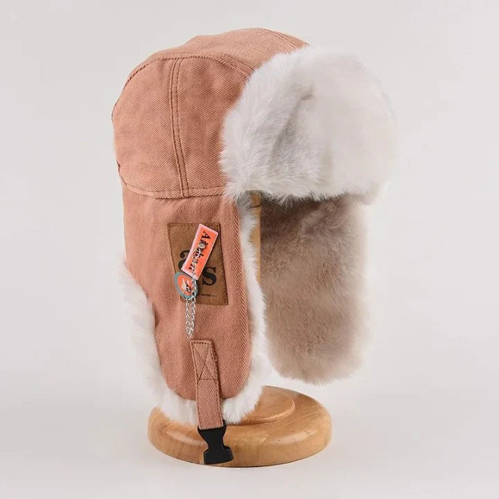 Joshua Fleece Ear Flap Trapper Hat | Fur Trim Trapper Hat