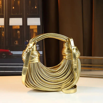 Alessandra Sculptural Handbag | Knotted Detail Handbag