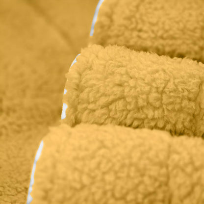 Plush Sherpa Fleece Shawl Collar Bathrobe