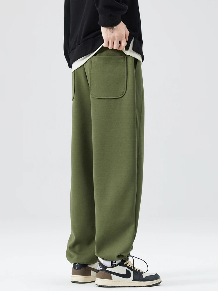 Isaac Wide-Leg Trousers | Pleated Belted Trousers