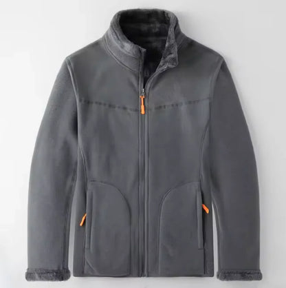 Men's jacket – Regular fit – Fleece exterior – Soft interior – Zippered pockets