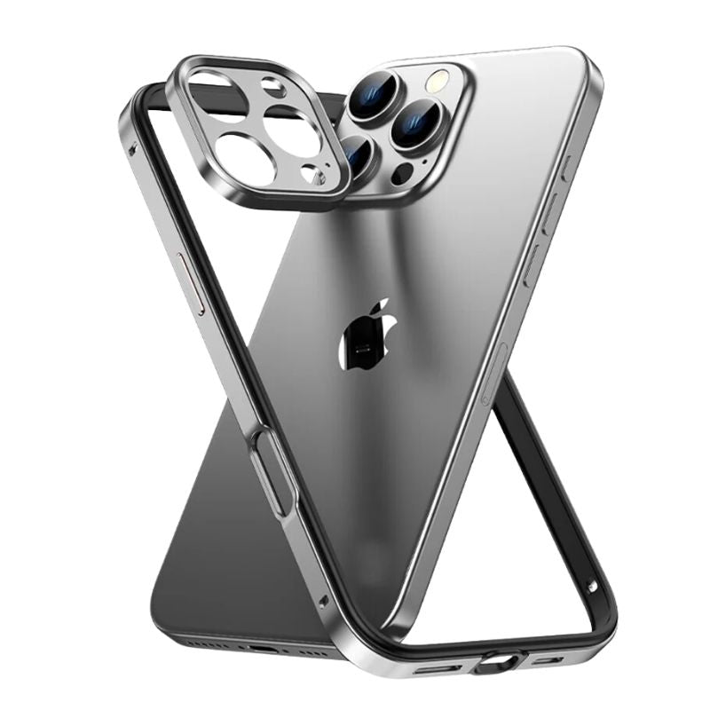 Metallic Camera Protector Phone Case With Slim Profile