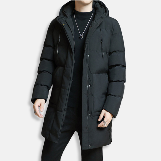 Vincenzo Hooded Puffer Jacket | Quilted Winter Jacket
