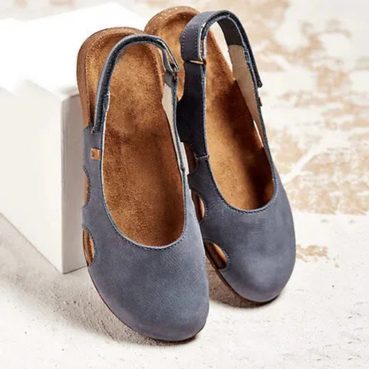 Sandales Femme Fermées – Maintien Confortable – Bride Réglable – Tissu Respirant