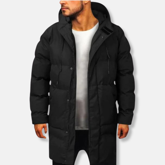 Roberto Hooded Puffer Parka | Quilted Mid-Thigh Parka
