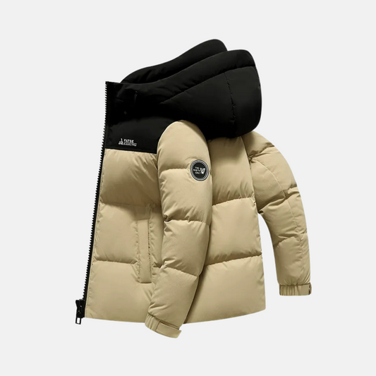 Vincenzo Hooded Puffer Jacket | Men's Quilted Winter Jacket