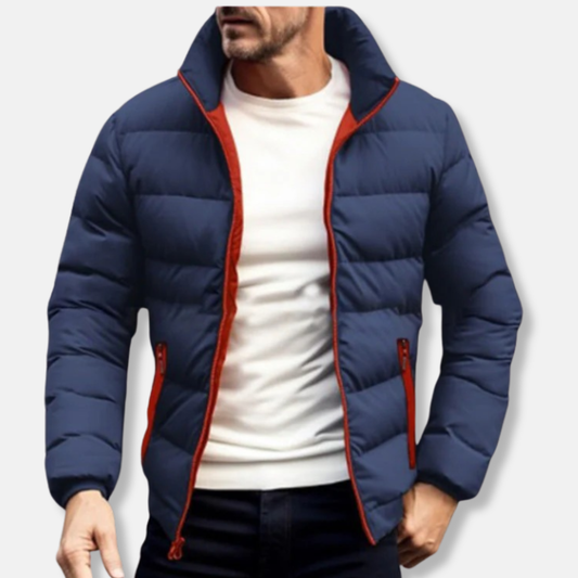 Daniele Quilted Puffer Jacket | Stand Collar Winter Jacket