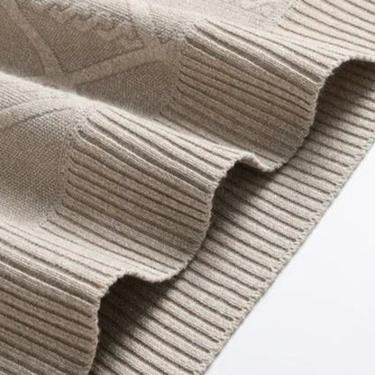 Archie Regular Fit Sweater | Cable Knit Crewneck Sweater