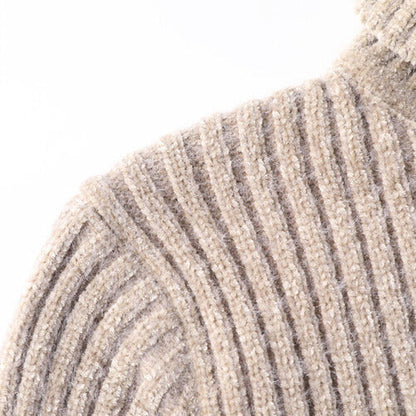 Matteo Turtleneck | Thick Ribbed Knit Winter Sweater