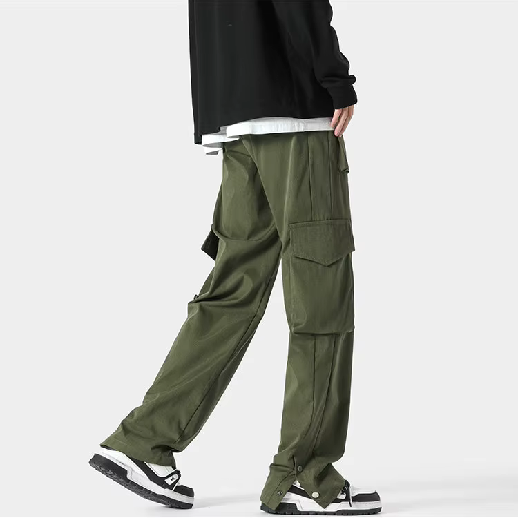 James Relaxed Fit Cargo Pants | Drawstring Waist Cargo Pants
