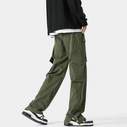 James Relaxed Fit Cargo Pants | Drawstring Waist Cargo Pants