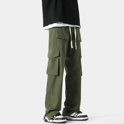 James Relaxed Fit Cargo Pants | Drawstring Waist Cargo Pants