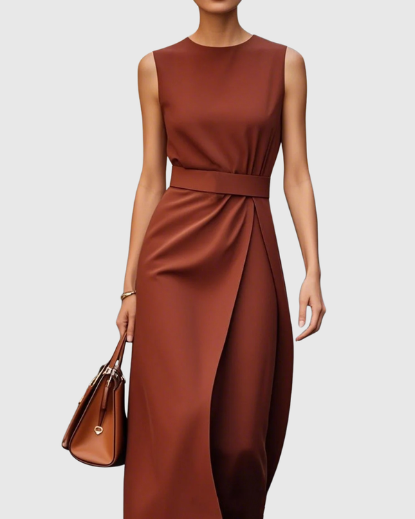 Belted Wrap Dress for Women – Elegant & Flattering Fit