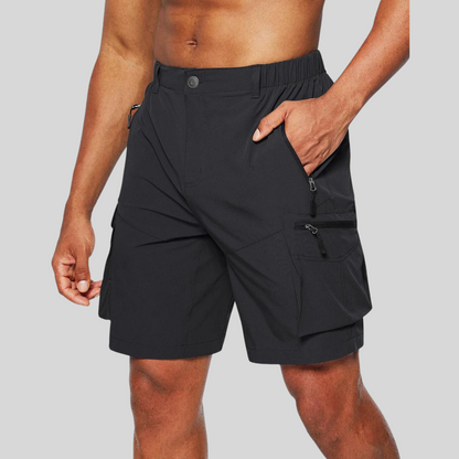 Zip Pocket Cargo Shorts for Men – Secure Storage & Relaxed Comfort